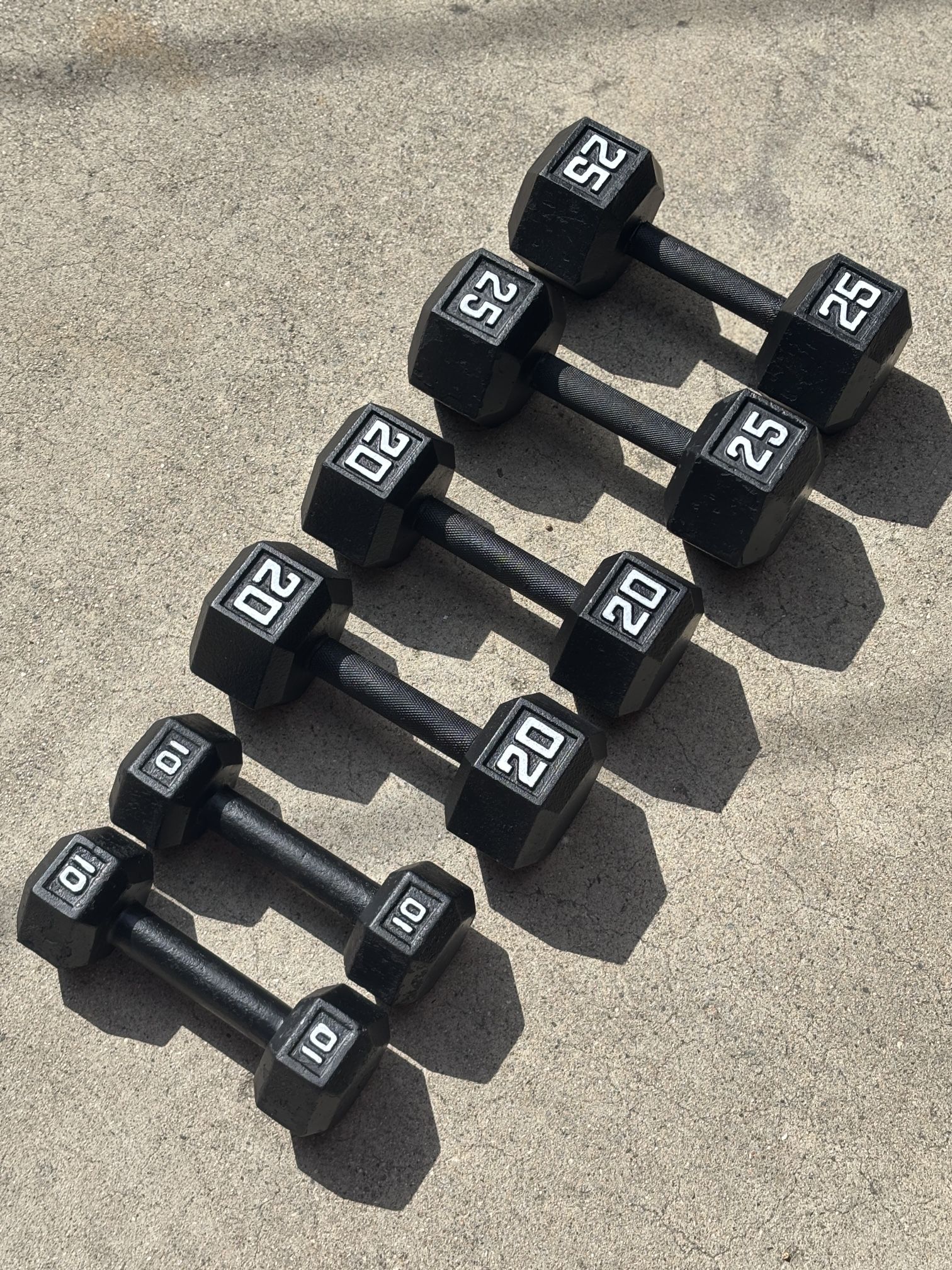 Hex Dumbbells - 110 Lbs