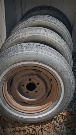 Hankook Optimo Tires on Steel Rims – Set of 4