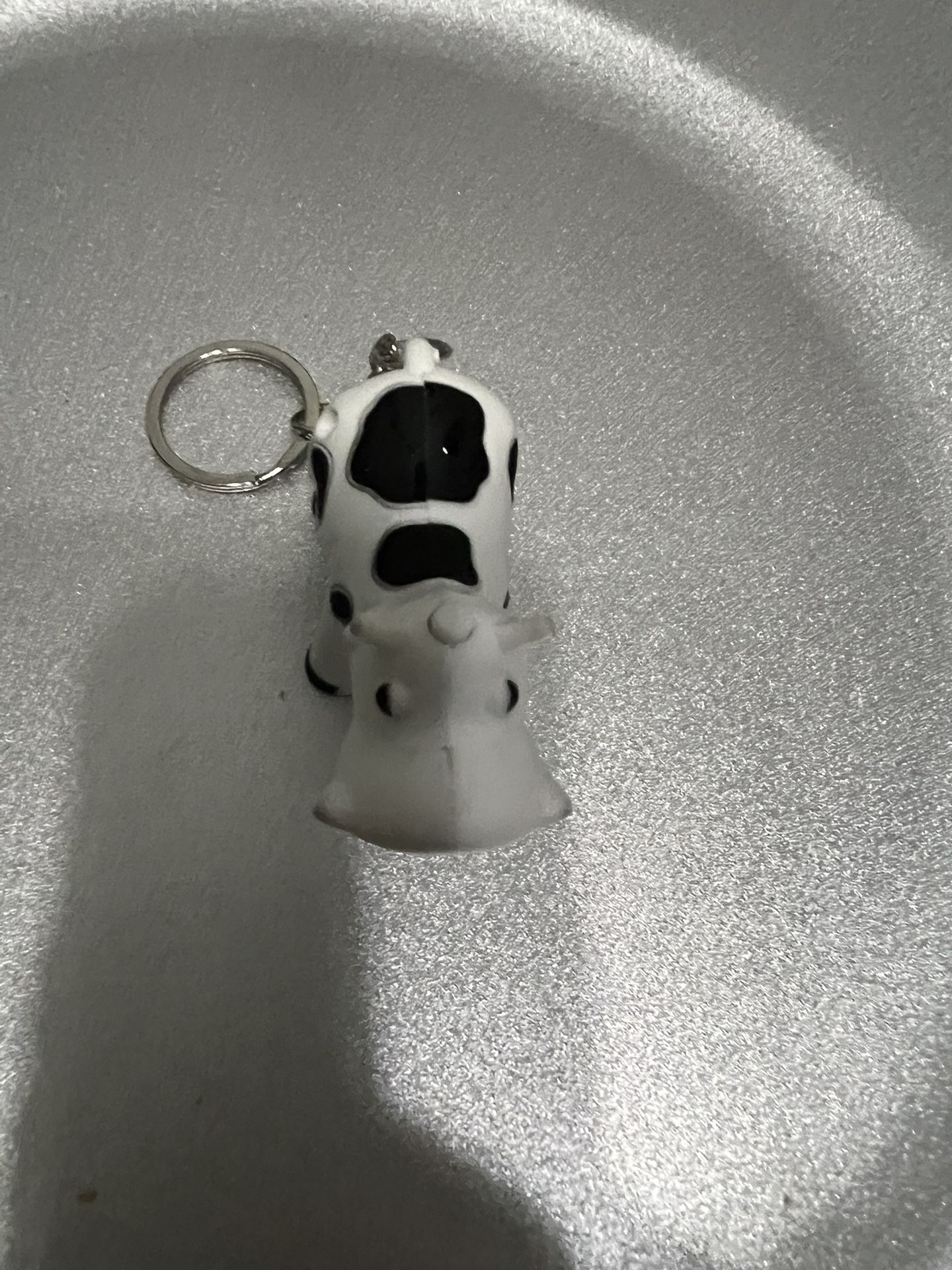 Light Up And ๐ฎ Mooing Cow Sound Keychain