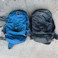 2 Osprey Backpacks 