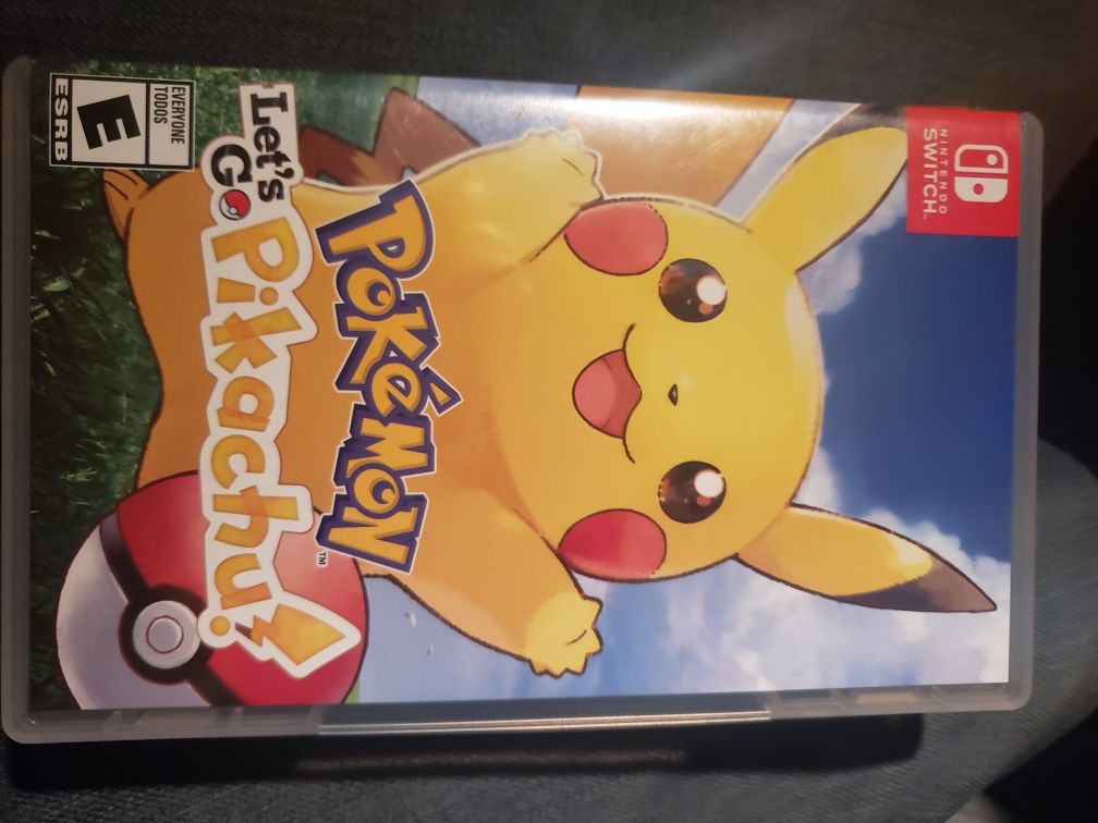 Pokemon Lets Go Pikachu