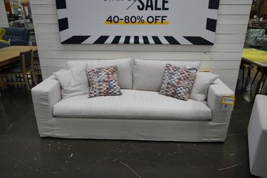 RW Collective High Point Showroom Track Arm Sofa