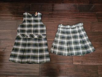 Girl's Plaid Uniform ~ Size 4