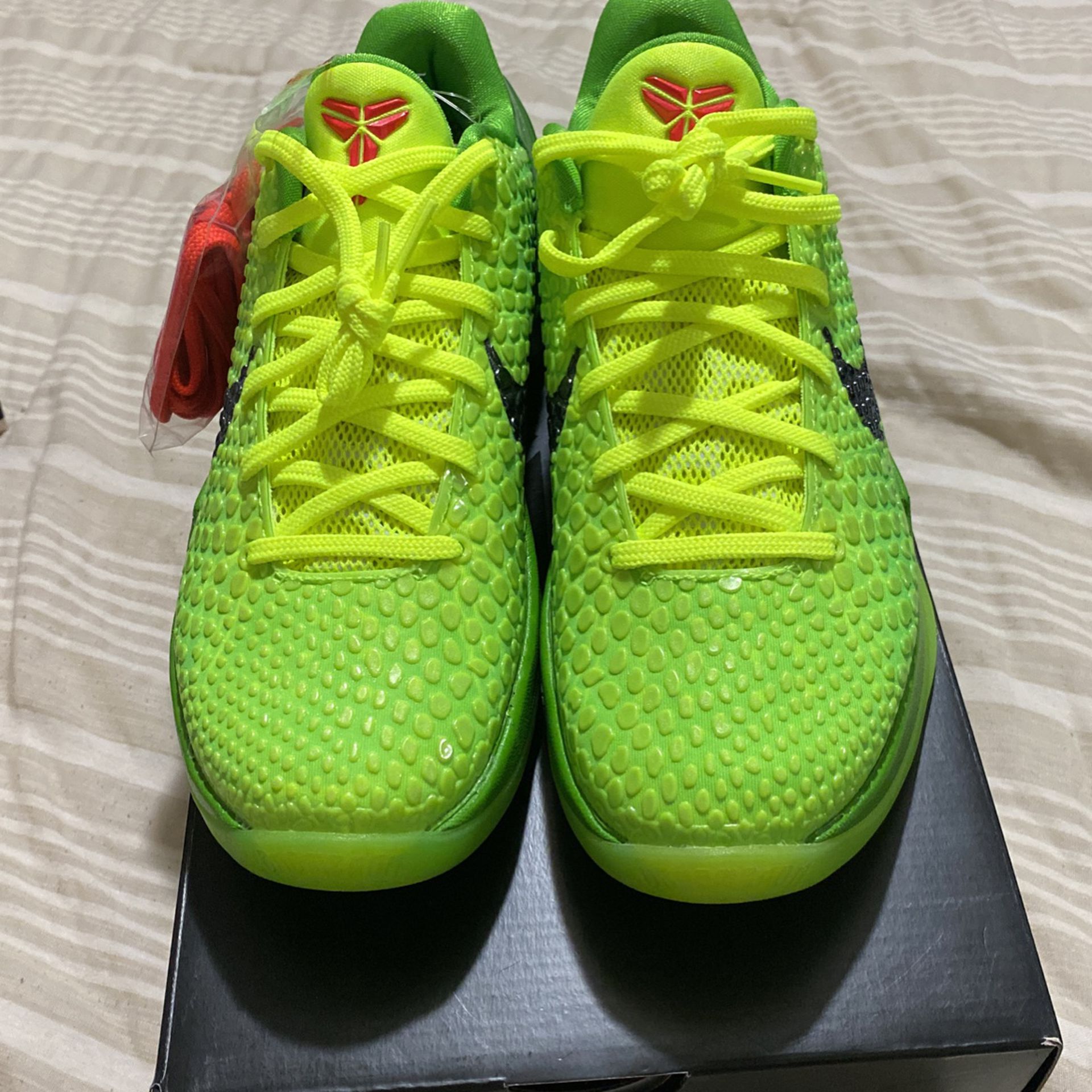 Nike Men's Kobe 6 Protro Grinch Green Christmas