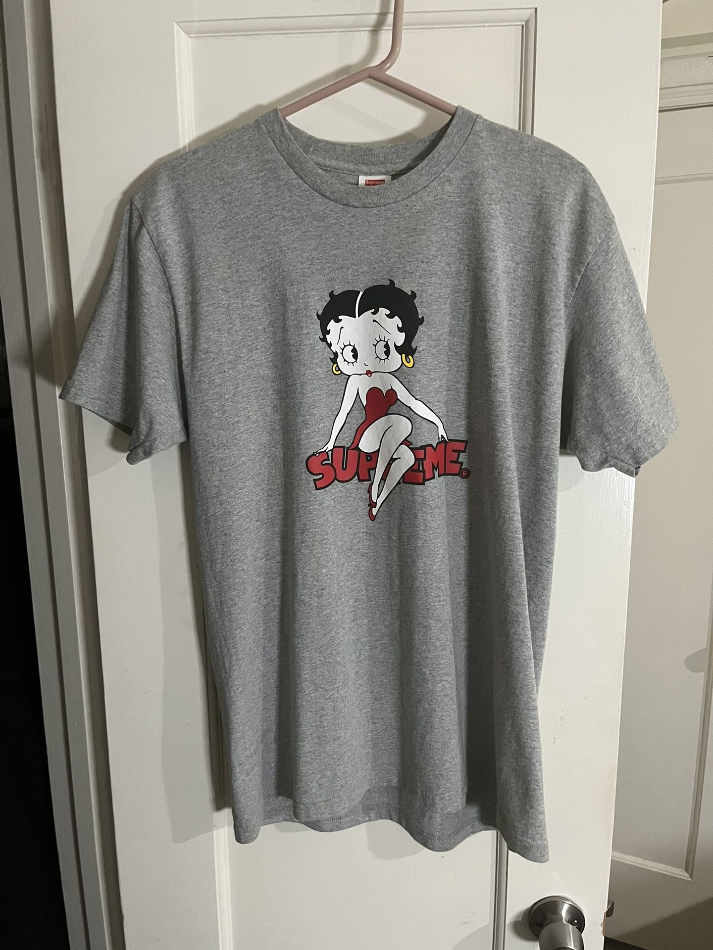 Supreme Betty Boop Tee Grey Large