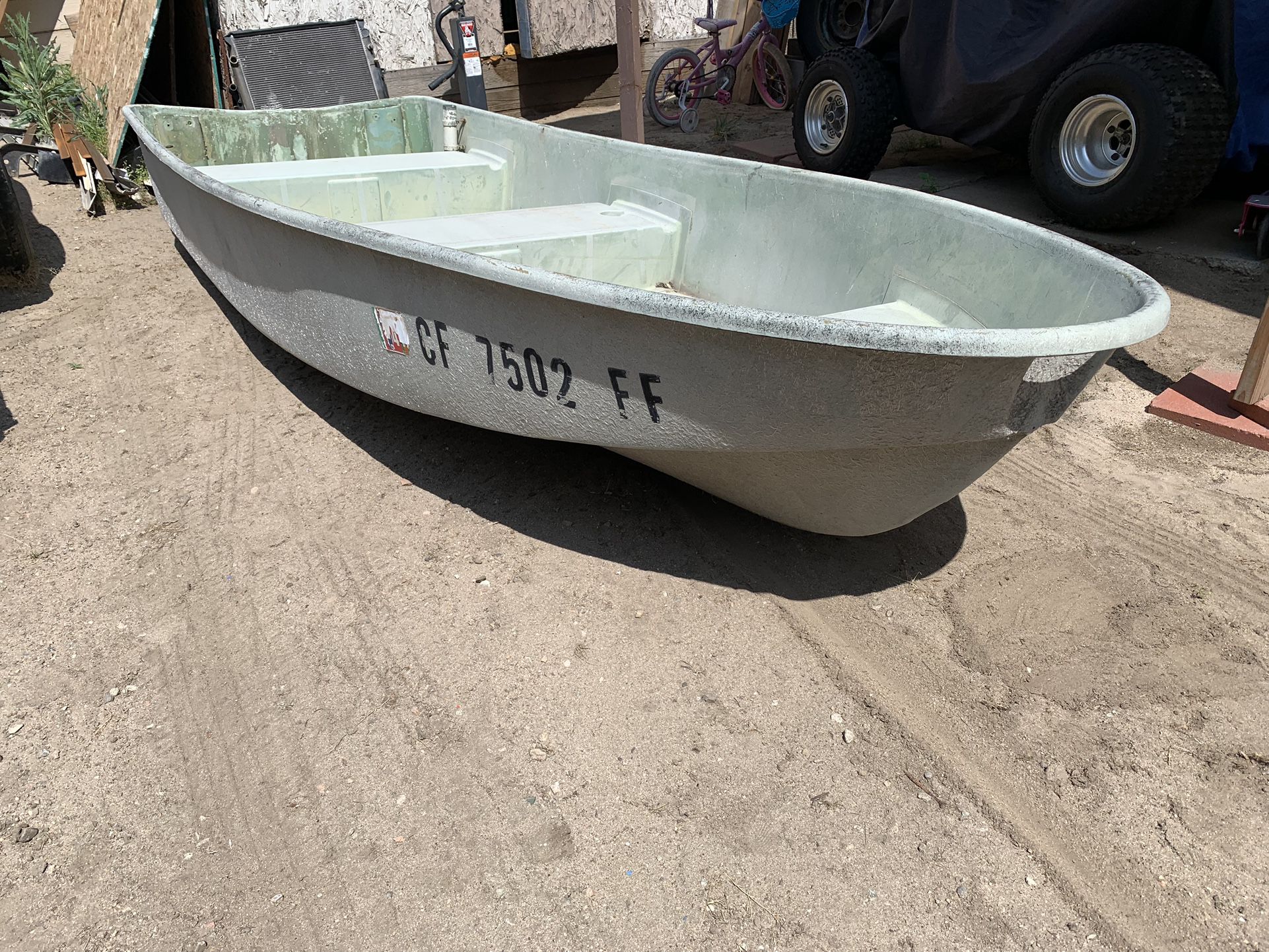 13ft Fiberglass Boat