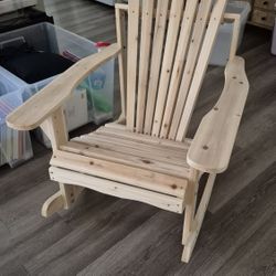 Wooden Adirondack Chair