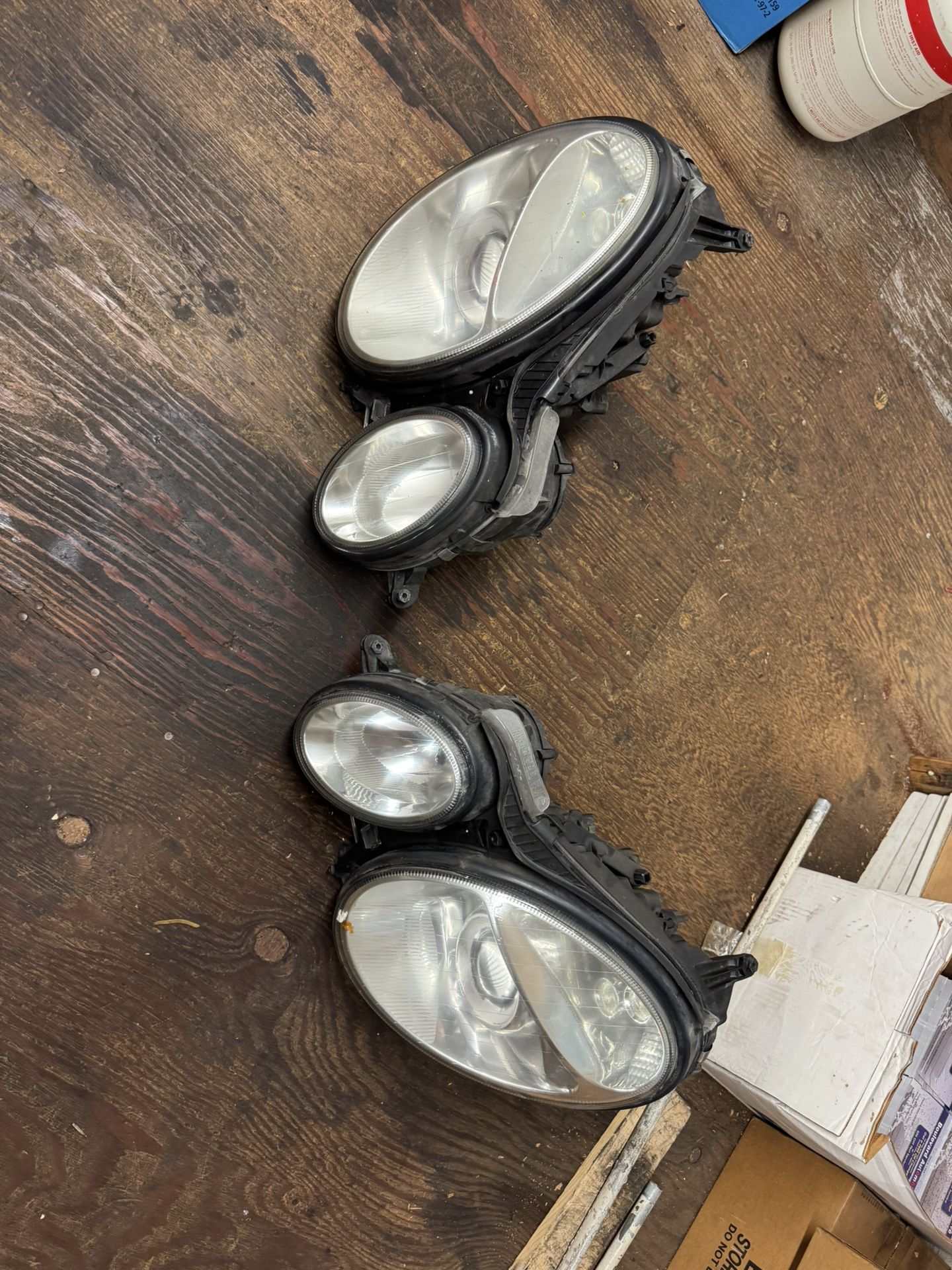 2003 Mercedes Headlights