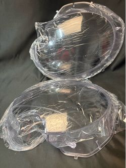 Left and Right Clear Headlight Lens Shell Cover for Mini Cooper R56 2009-2013