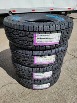 265 75 16 NEW TIRES TACOMA 4RUNNER TUNDRA SEQUOIA FJ FRONTIER COLORADO CANYON SILVERADO SIERRA