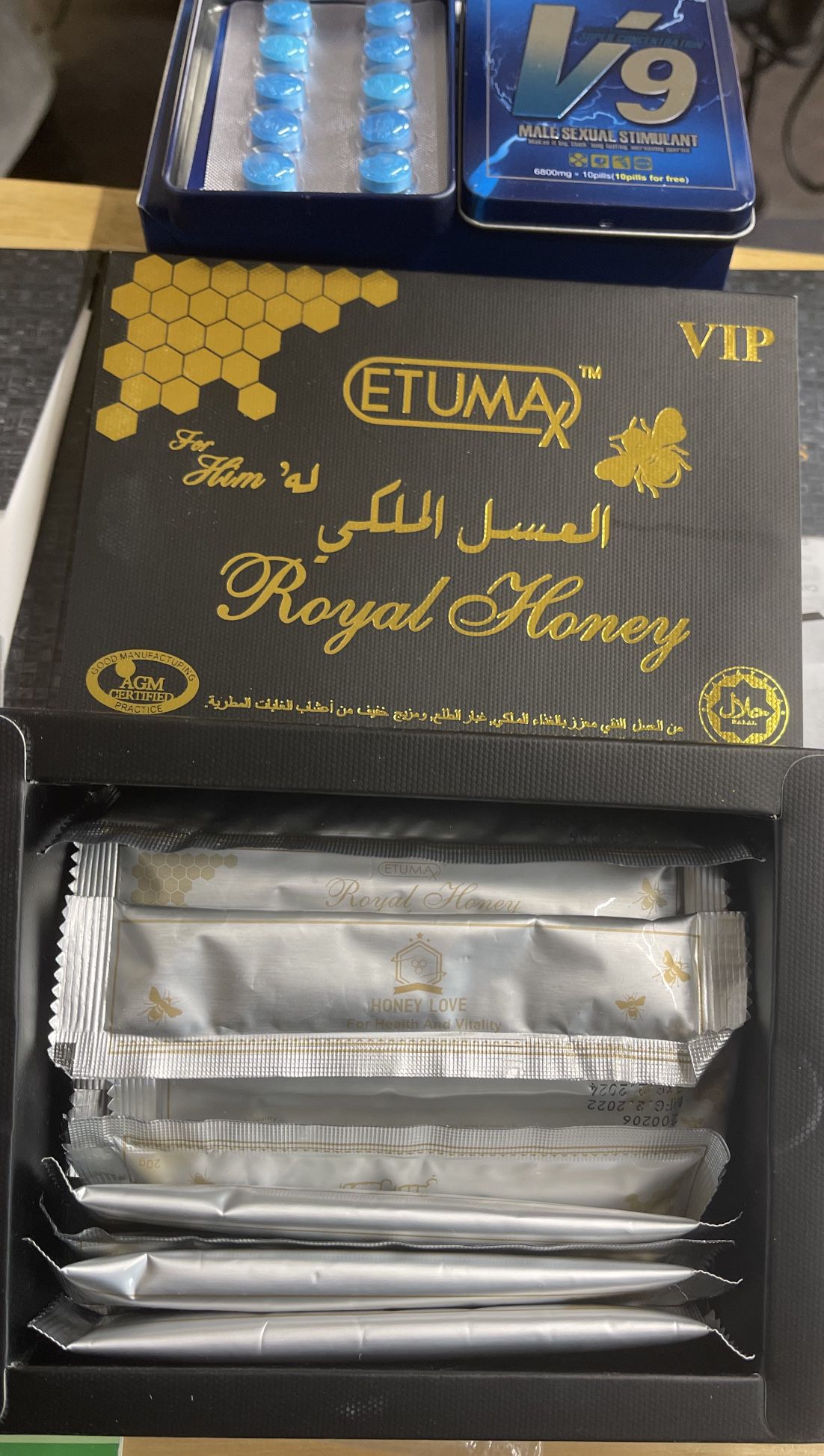 Organic Honey For Wild Bedroom Activity  Free Shipping 