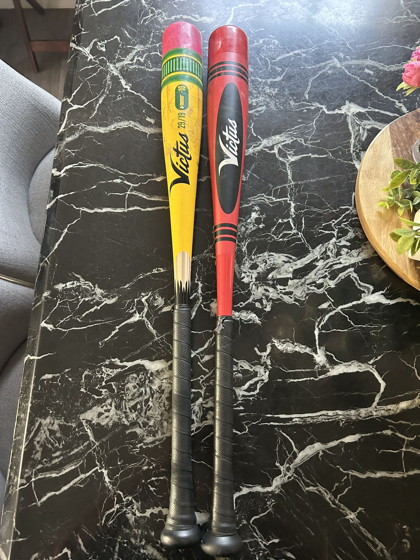 Victus Crayon and Victus Pencil USA Baseball Bats
