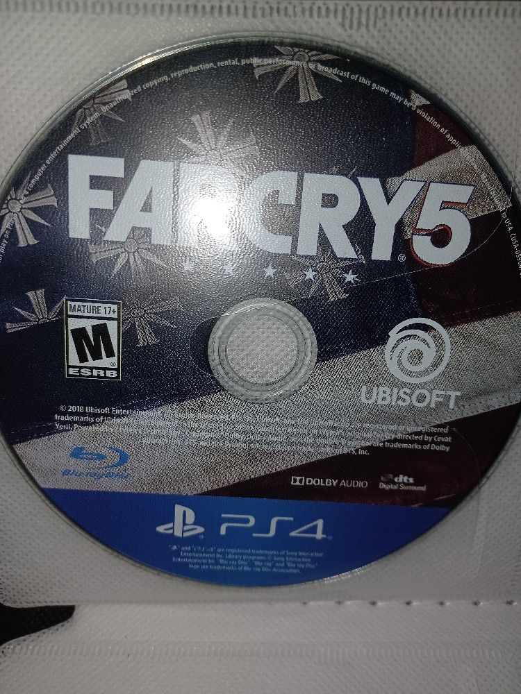 Farcry5 Ps4 Game 