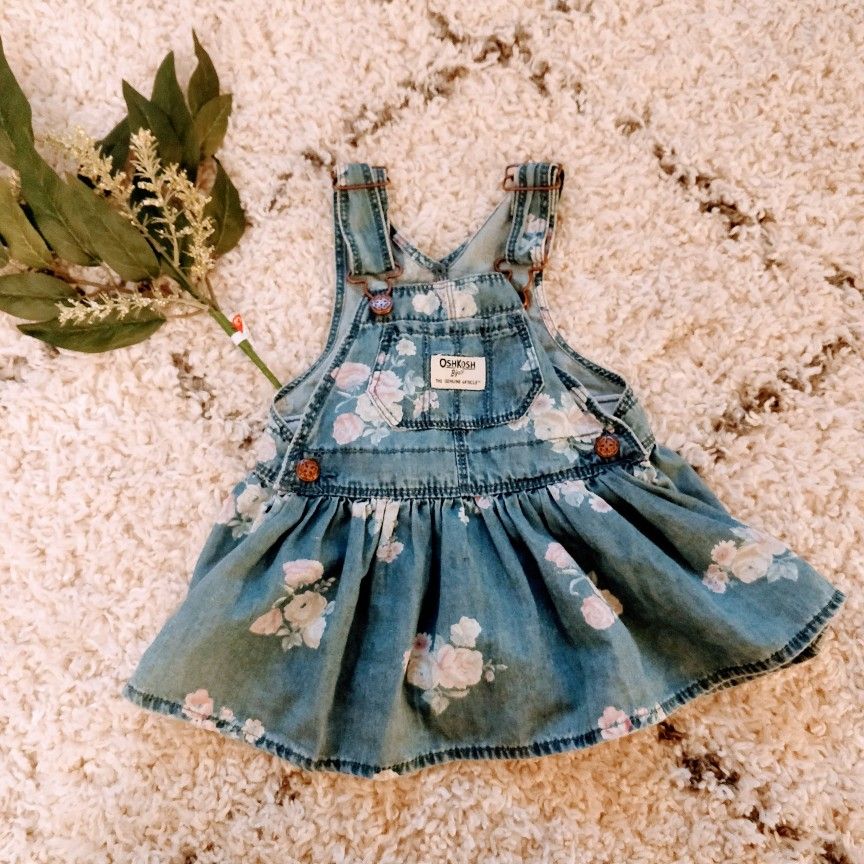 Baby Girl  Jean Dress Overalls