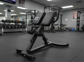 Houbos Adjustable Roman Chair Hyper Back Extension Bench! Great for home gym fitness exercise workouts! Excellent condition! Retails $189.99