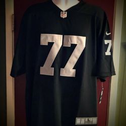 Los Angeles (Oakland, Las Vegas) Raiders #77 Lyle Alzado Retro NFL Football Jersey - S.M.L.XL.2X.3X
