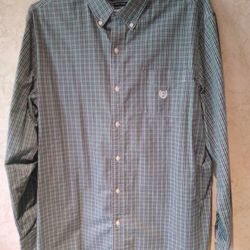 XL Chaps Easy Care Long-Sleeve Buttoned Shirt 