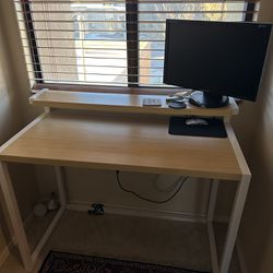 Computer Desk And Leather chair
