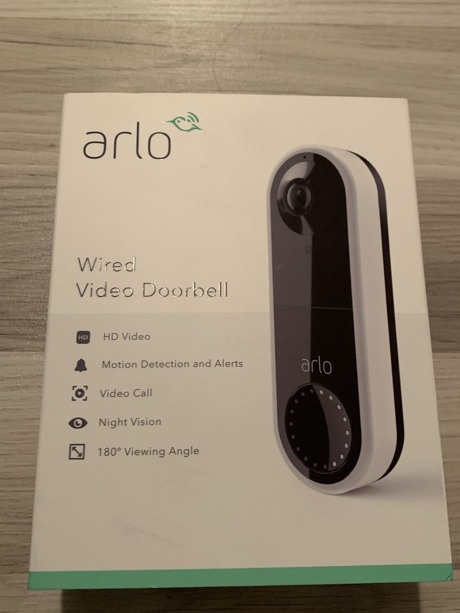 Arlo Wired Doorbell (factory Sealed)