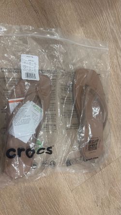 Croc flip flop sandals
