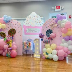 Candy Lollipop Props Backdrop Sweets Themed Party