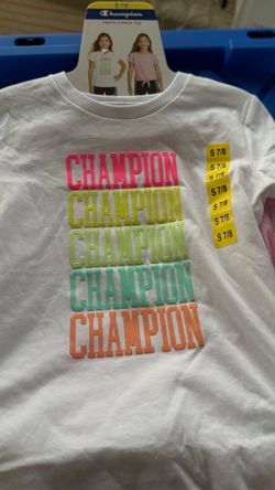 Champion Youth 2-Pack Tee Size S 7/8