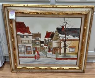 Artwork JJ Harding framed canvas