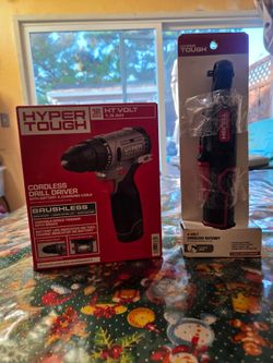 Brand NEW Cordless 1/4" drive ratchet and cordless drill driver both with battery and charge type C.            Hablo Español.   Se venden los dos nue
