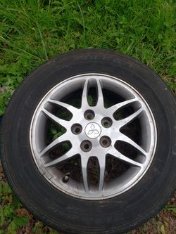 16inch tire and rim , used as the spare tire for Mitsubishi Diamante