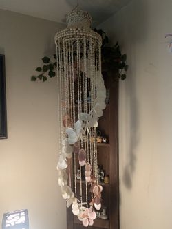 Shell chandelier