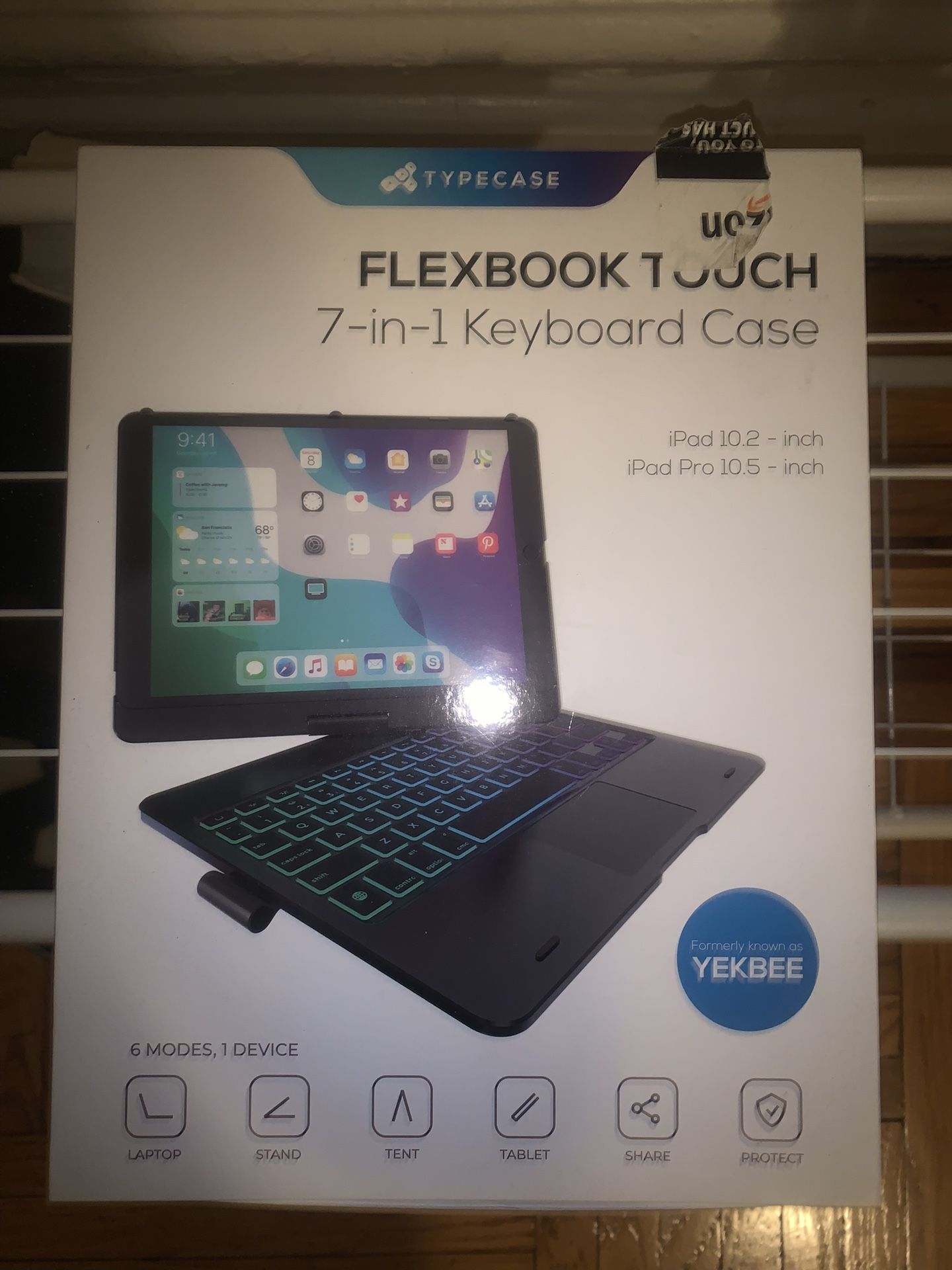 TYPECASE Flexbook Touch – 7-in-1 Keyboard Case for iPad (10.2"/10.5")