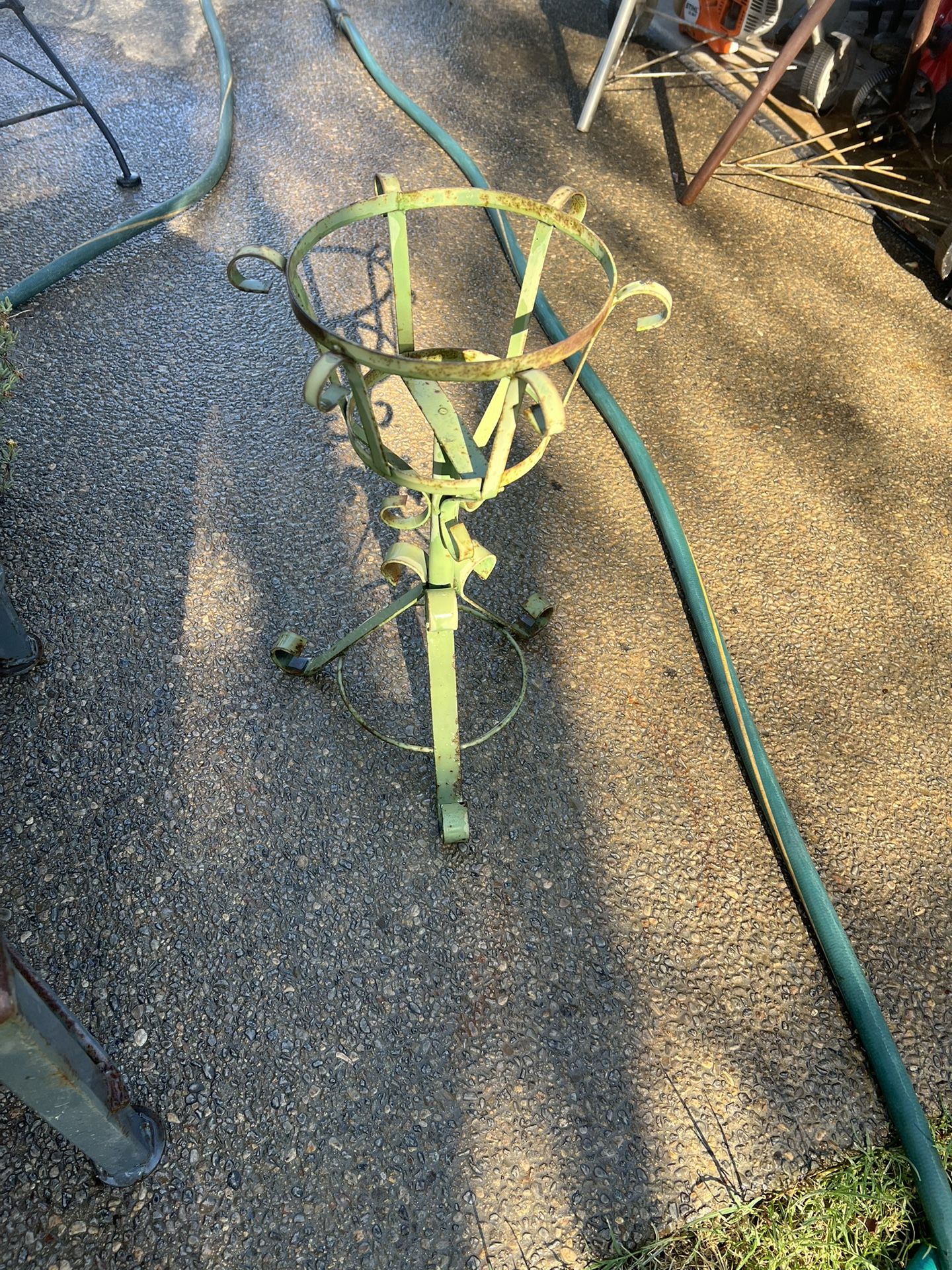 Small Wrought Iron Plant Holder