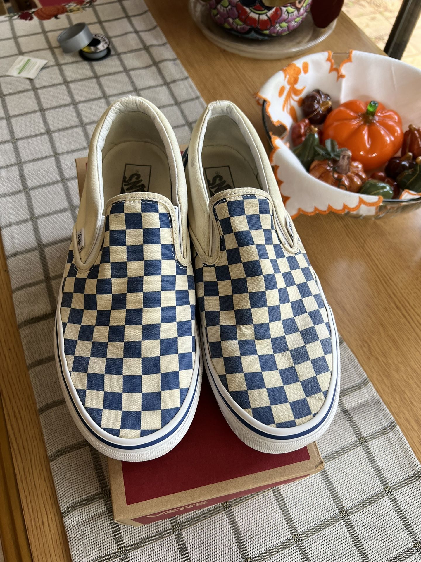Blue Slip On Vans