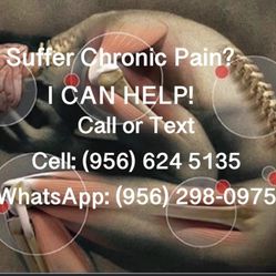 SUFFER CHRONIC PAIN OF ANY TYPE?  I CAN HELP
