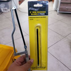 FREE Portland Saw 6" Mini Hacksaw with 2 Blades