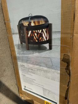 Fire Pit Oil-Rubbed Bronze Finish