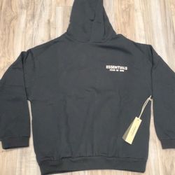 Essentials hoodie black/white