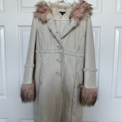 Bebe suede/fur Jacket 
