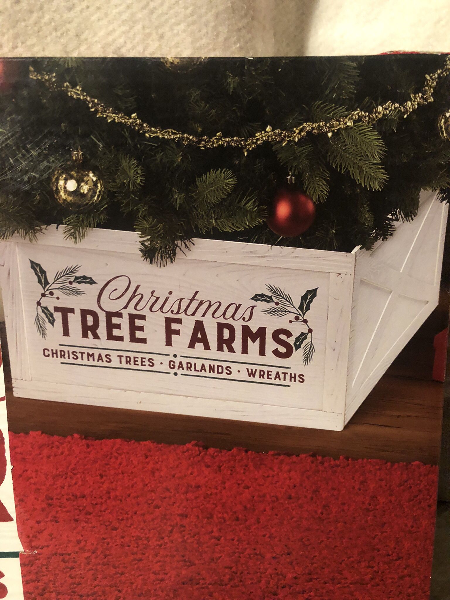 Christmas Tree Crate