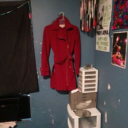 Red Suede  Michael Kors Women's Jacket 