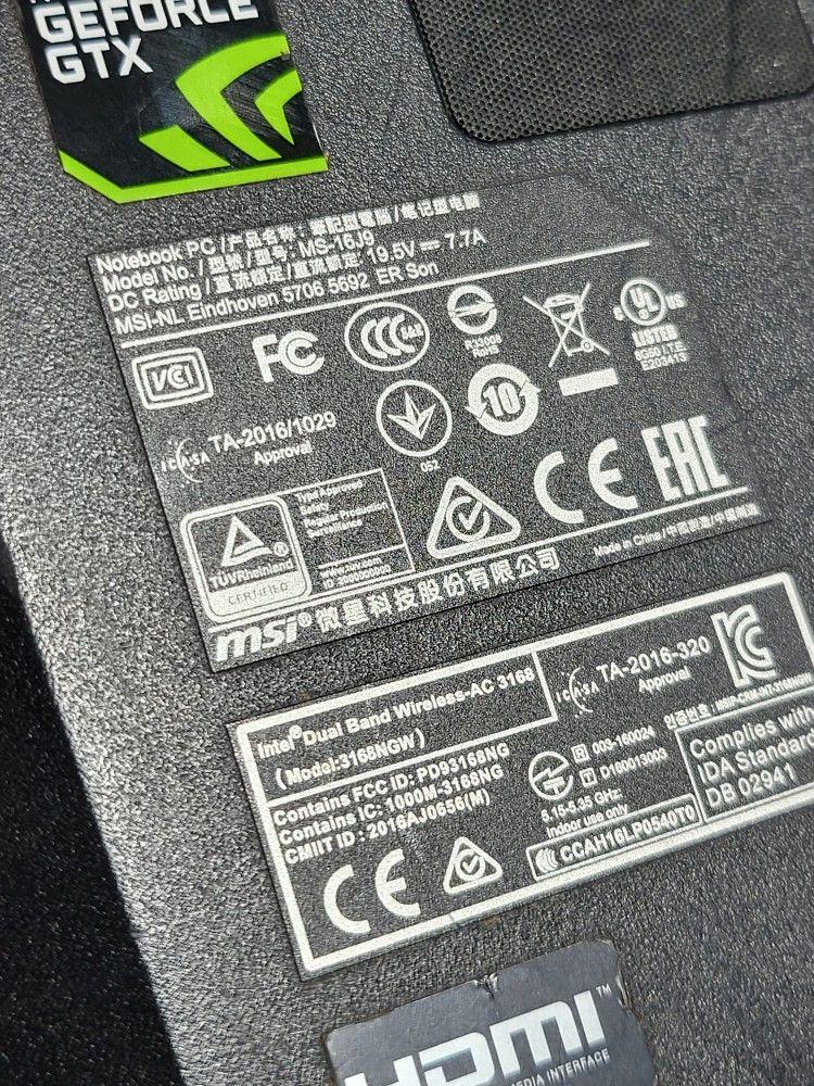 MSI MS-16J9