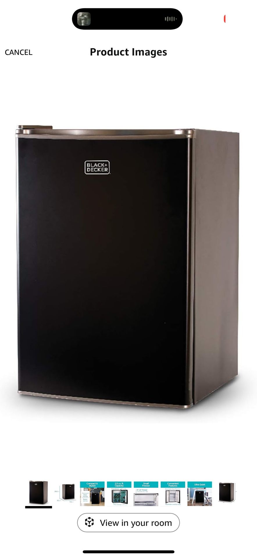 Black & Decker Mini Fridge