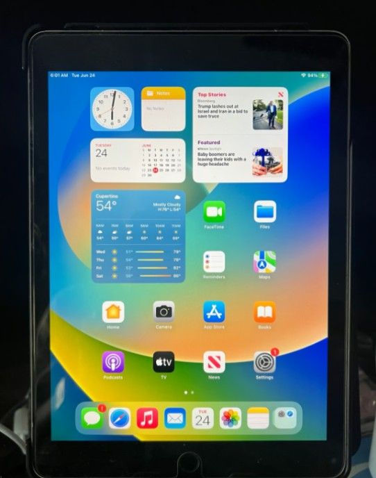 1st Gen Apple iPad Pro 9.7” With Case