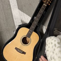 Oriental cherry guitar