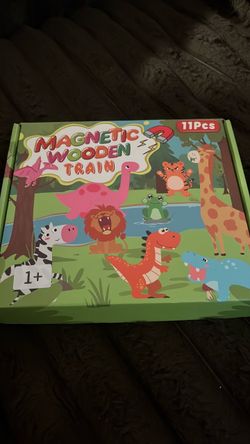 Magnetic Wooden Train