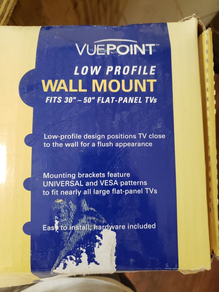 TV wall mount, 30-50inch 130lb weight limit