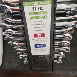 22 Piece Combination Wrench Set