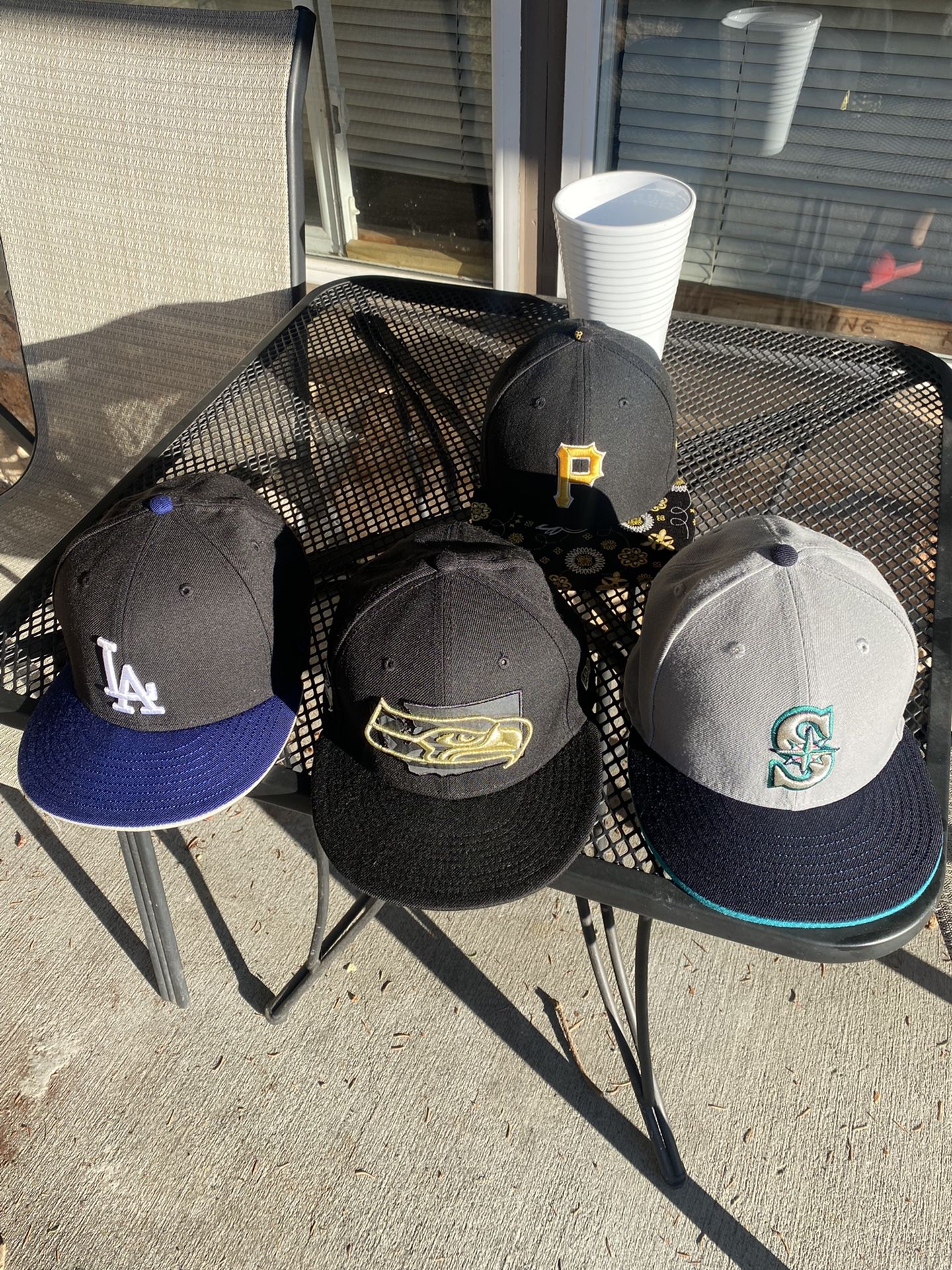 New Era Fitted Hats “ 7 3/8”