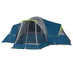 Ozark Trail 10-Person Dome Tent with Screen Porch – 3-Room Family Camping Tent