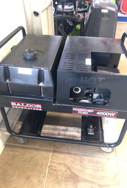 Baldor 4000w with a Honda motor